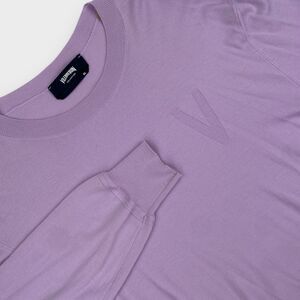 Vilebrequin Sweater Mens Extra Large Purple Wool Slim Fit Knit Made in Italy